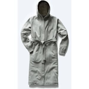 Reigning Champ x Equinox Gym Robe •Men L/XL• Hooded Gray Boxing Belt Canada